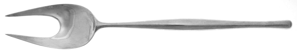 Design 3 (Silverplate) Solid Serving Fork by Towle Silver-1