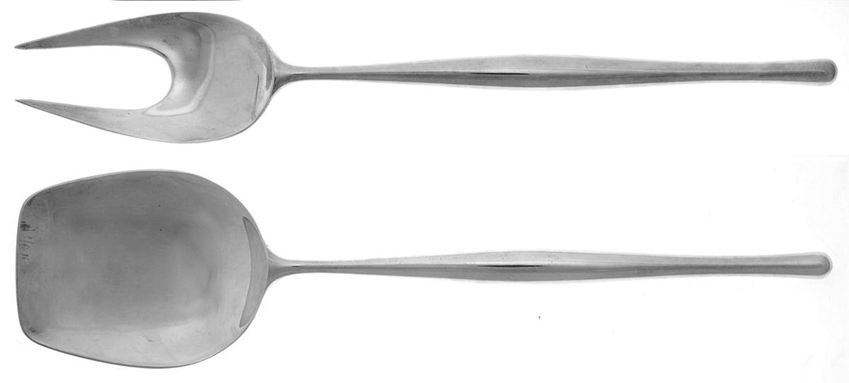 Design 3 (Silverplate) Solid Serving Set by Towle Silver-1