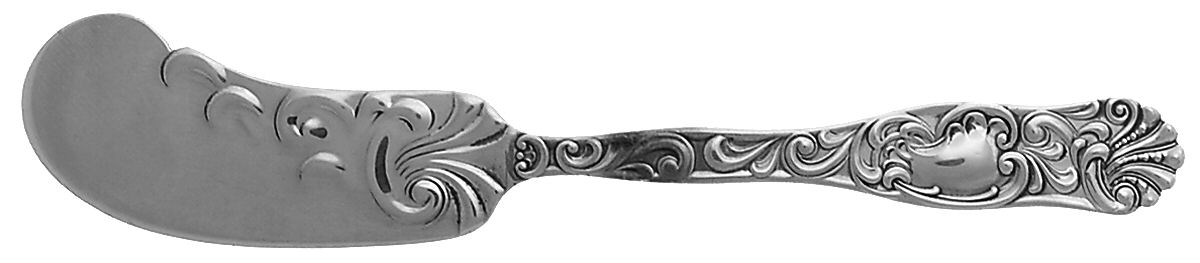 Diane (Sterling, 1889) Flat Handle Butter Spreader by Towle Silver-1