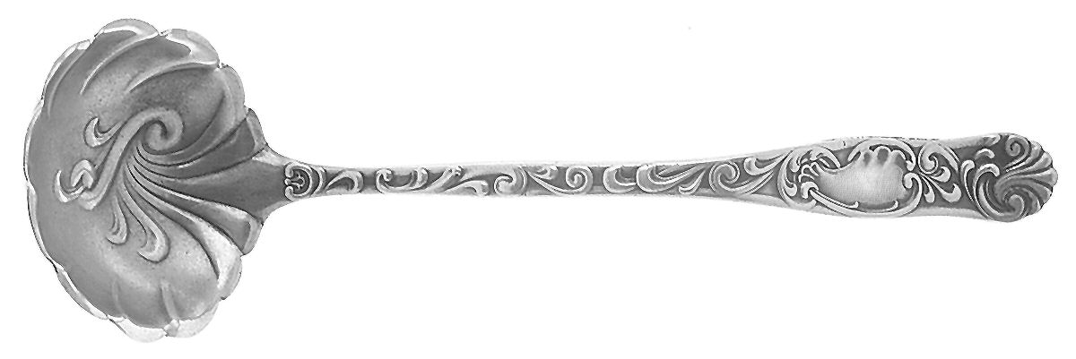 Diane (Sterling, 1889) Solid Piece Cream Ladle by Towle Silver-1