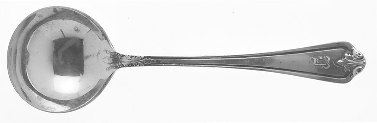 Dorothy Bradford (Sterling, 1913) Round Bowl Soup Spoon (Bouillon) by Towle Silver-1