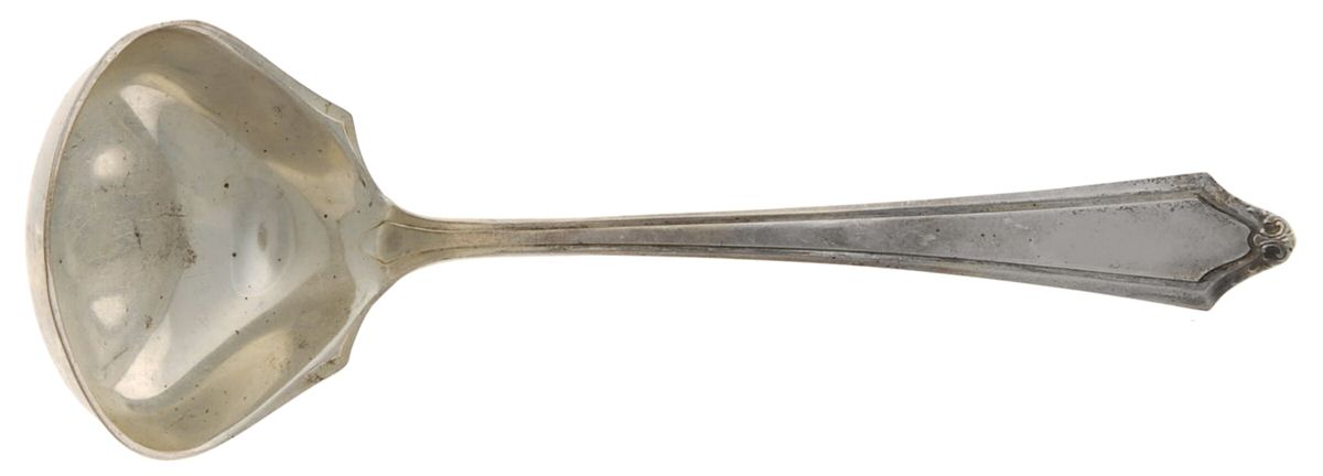 Dorothy Manners (Sterling, 1919) Solid Gravy Ladle by Towle Silver-1