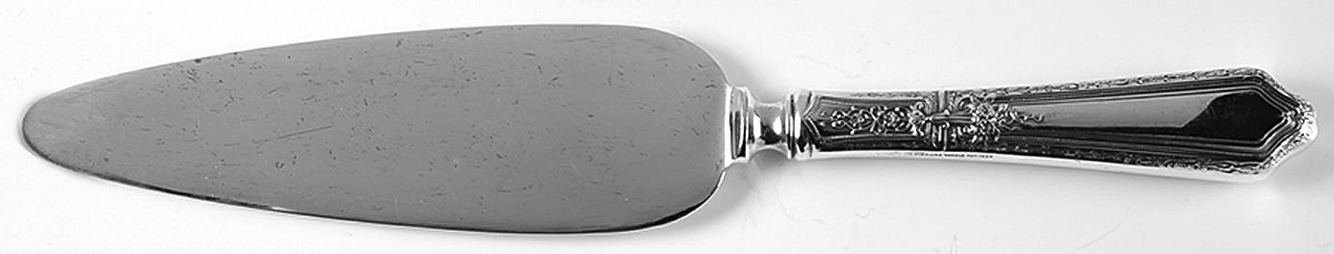 D'Orleans (Sterling, 1923) Pie Server with Silverplate Blade by Towle Silver-1