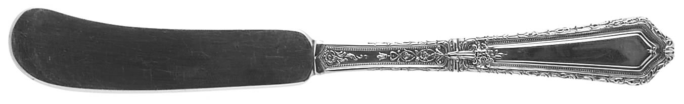 D'Orleans (Sterling, 1923) Flat Handle Butter Spreader by Towle Silver-1