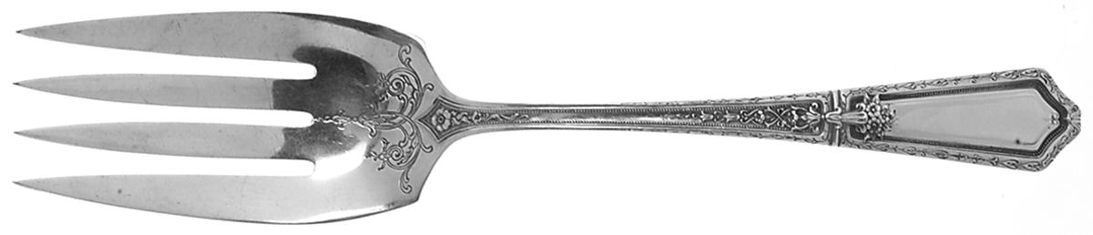 D'Orleans (Sterling, 1923) Solid Salad Serving Fork by Towle Silver-1