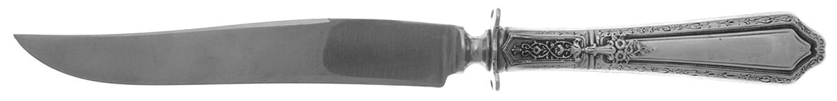 D'Orleans (Sterling, 1923) Small Steak Carving Knife with Stainless Blade by Towle Silver-1