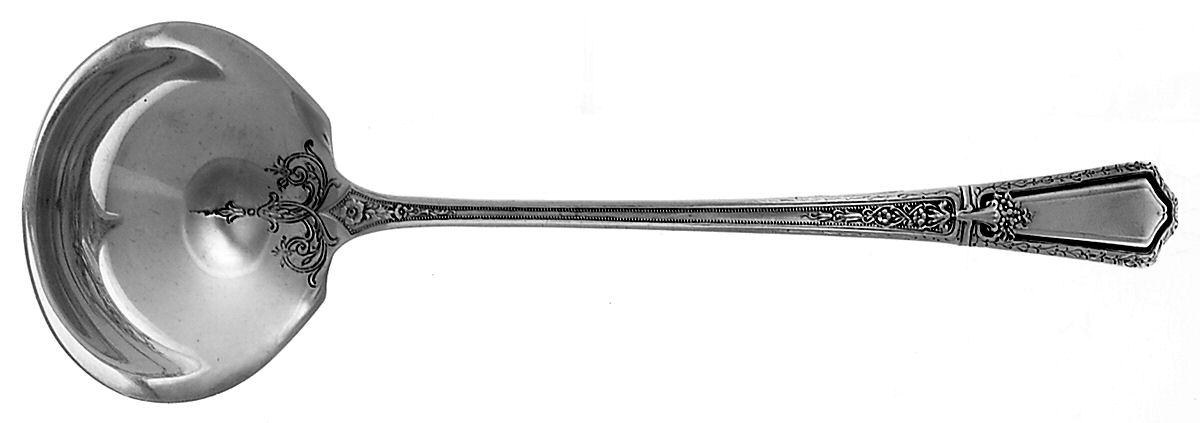 D'Orleans (Sterling, 1923) Solid Piece Cream Ladle by Towle Silver-1