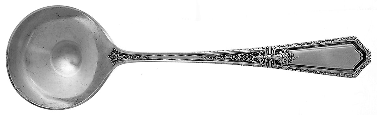 D'Orleans (Sterling, 1923) Round Bowl Soup Spoon (Bouillon) by Towle Silver-1