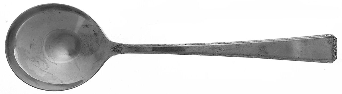 Drury Lane (Sterling, 1939, No Monograms) Round Bowl Soup Spoon (Cream Soup) by Towle Silver-1
