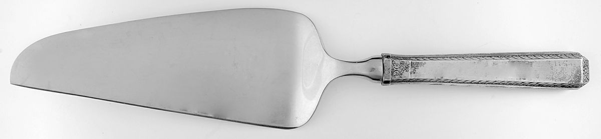 Drury Lane (Sterling, 1939, No Monograms) Pie & Cake Server with Stainless Blade by Towle Silver-1