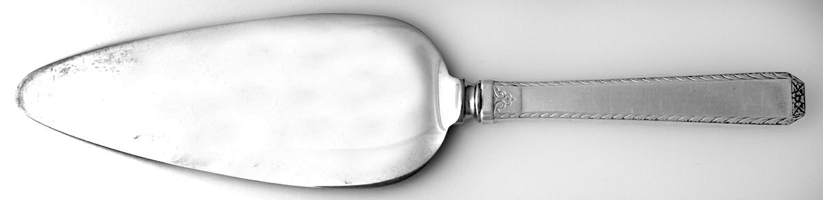 Drury Lane (Sterling, 1939, No Monograms) Pie Server with Stainless Blade by Towle Silver-1