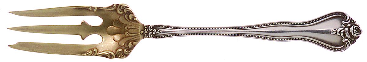Du Barry (Sterling, 1900) Old Style Pickle Fork by Towle Silver-1