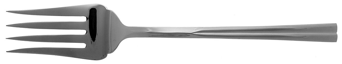 Duet (Stainless) Large Solid Cold Meat Serving Fork by Towle Silver-1