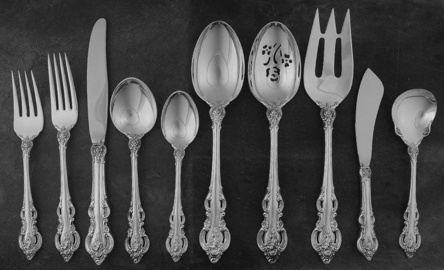 El Grandee (Sterling, 1964) 45 Piece Place Size Starter Set by Towle Silver-1