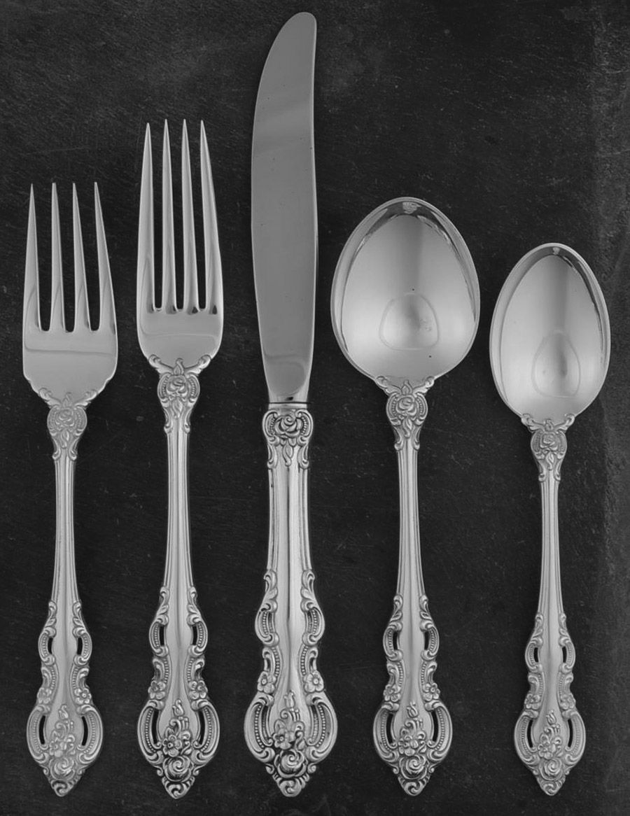 El Grandee (Sterling, 1964) 5 Piece Place Size Setting by Towle Silver-1