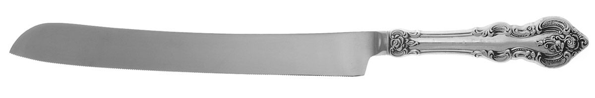 El Grandee (Sterling, 1964) Wedding Cake Knife with Stainless Blade HC by Towle Silver-1
