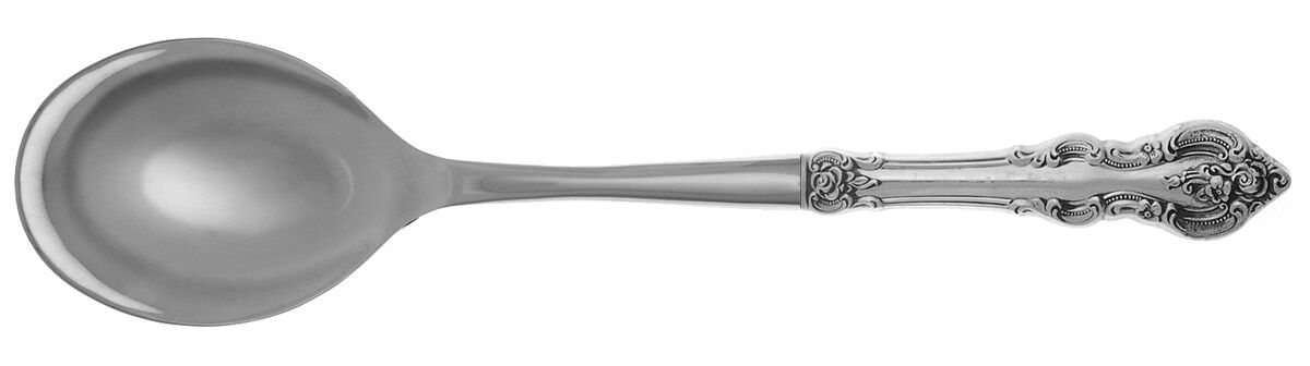 El Grandee (Sterling, 1964) Salad Serving Spoon with Stainless Bowl HC by Towle Silver-1