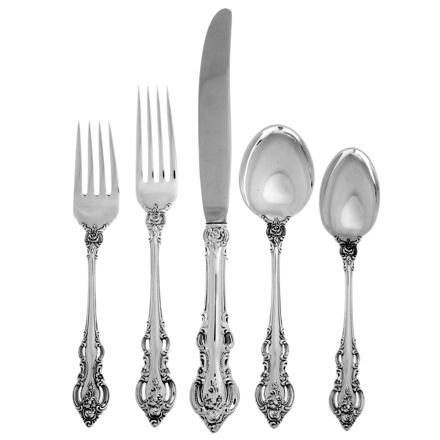 El Grandee (Sterling, 1964) 40  Piece Estate Set by Towle Silver-1