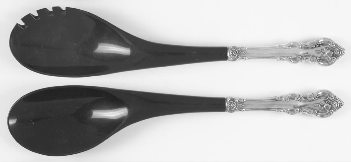 El Grandee (Sterling, 1964) Plastic Bowl 2-Piece Salad Set by Towle Silver-1