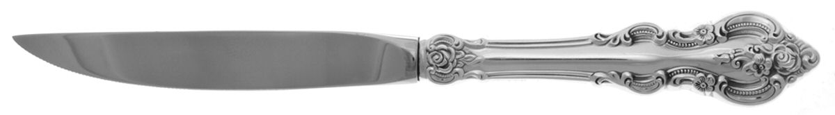 El Grandee (Sterling, 1964) Individual Steak Knife Hollow Handle Serrate Blade by Towle Silver-1