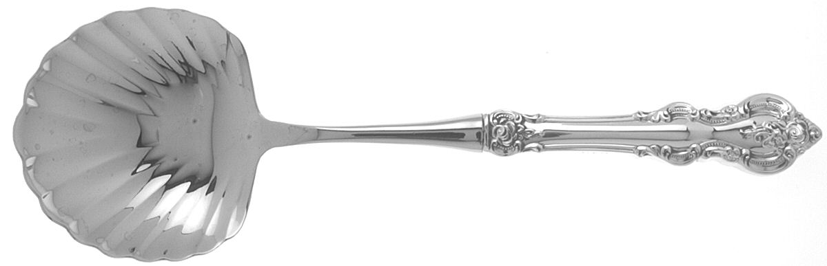 El Grandee (Sterling, 1964) Casserole Spoon with Stainless Shell Bowl by Towle Silver-1