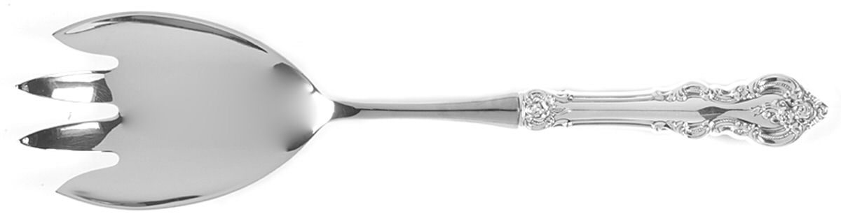 El Grandee (Sterling, 1964) Salad Serving Fork with Stainless Prongs by Towle Silver-1