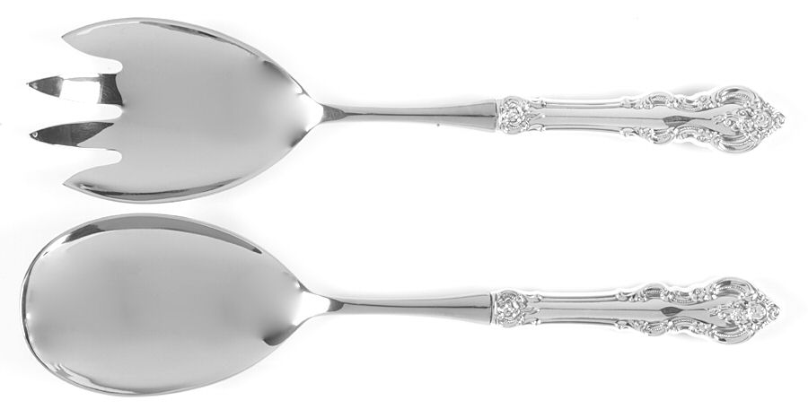 El Grandee (Sterling, 1964) 2 Pc Salad Set with Stainless Bowl by Towle Silver-1