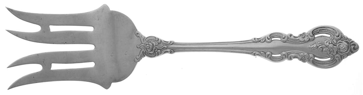 El Grandee (Sterling, 1964) Solid Salad Serving Fork by Towle Silver-1