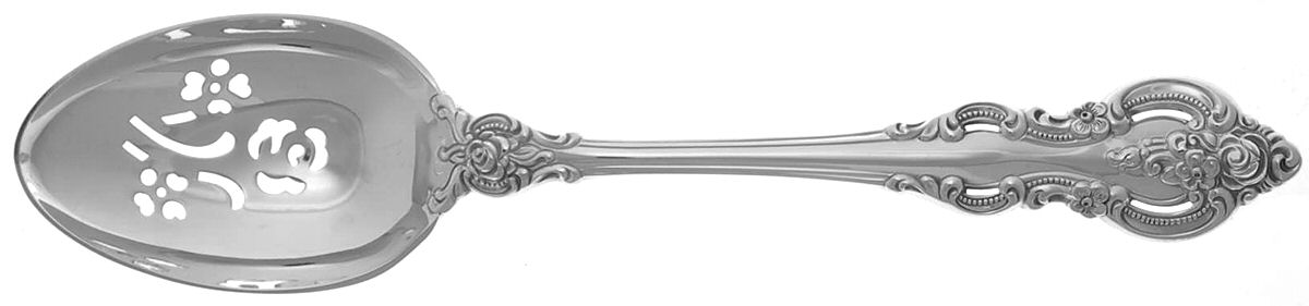 El Grandee (Sterling, 1964) Pierced Tablespoon (Serving Spoon) by Towle Silver-1