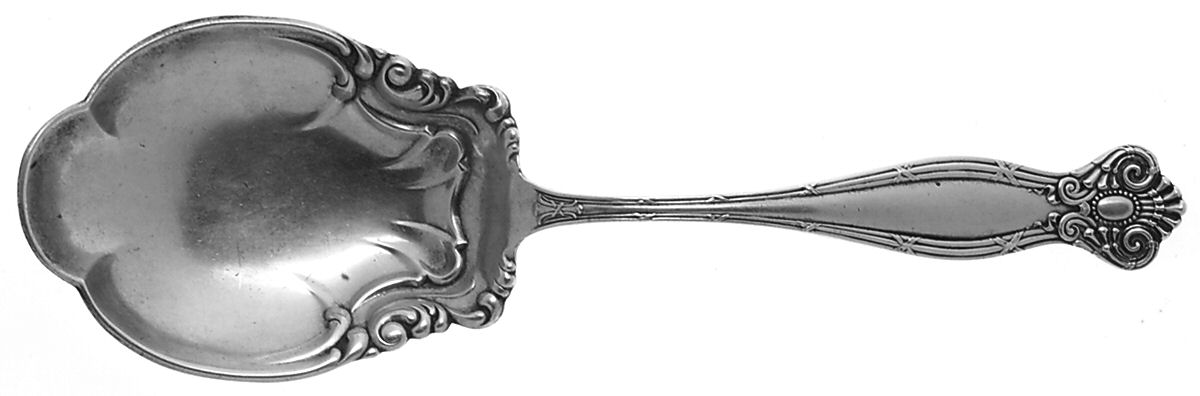 Empire (Sterling, 1894) Large Solid Berry/Casserole Spoon by Towle Silver-1