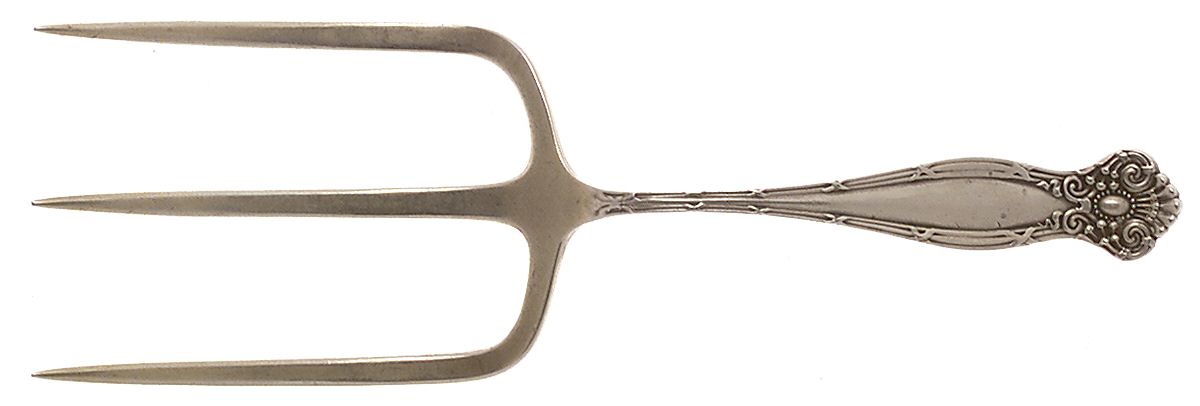Empire (Sterling, 1894) Solid Toast Serving Fork by Towle Silver-1