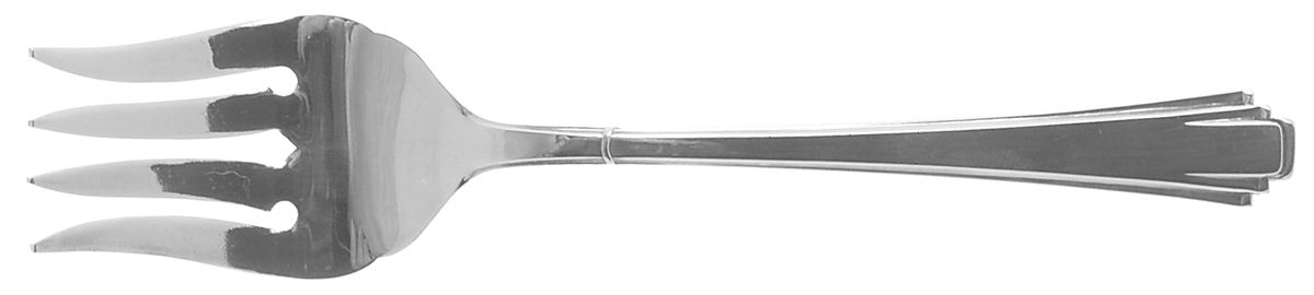 Empire (Silverplate) Medium Solid Cold Meat Serving Fork by Towle Silver-1