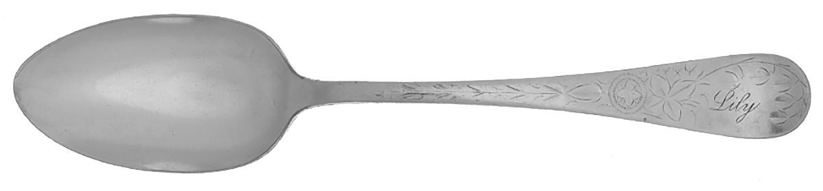 Engraved (Silverplate, 1905) Monogram Tablespoon (Serving Spoon) by Towle Silver-1