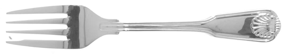 English Shell (Silverplate, 1988) Individual Salad Fork by Towle Silver-1