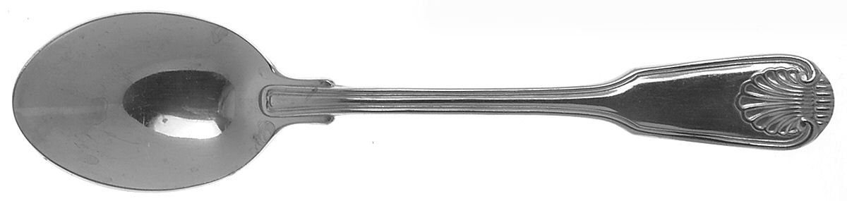 English Shell (Stainless) Place/Oval Soup Spoon by Towle Silver-1