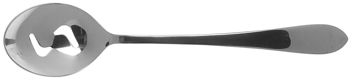Epoque (Stainless) Pierced Tablespoon (Serving Spoon) by Towle Silver-1
