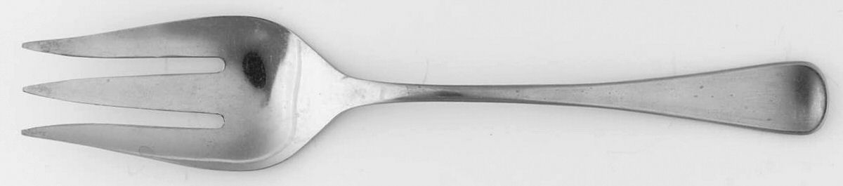 Erik (Stainless) Medium Solid Cold Meat Serving Fork by Towle Silver-1