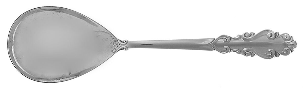 Esplanade (Sterling, 1952) Solid Smooth Casserole Spoon by Towle Silver-1