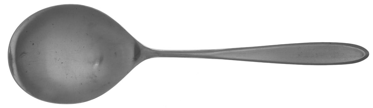 Exeter (Stainless) Oversize Solid Salad Serving Spoon by Towle Silver-1