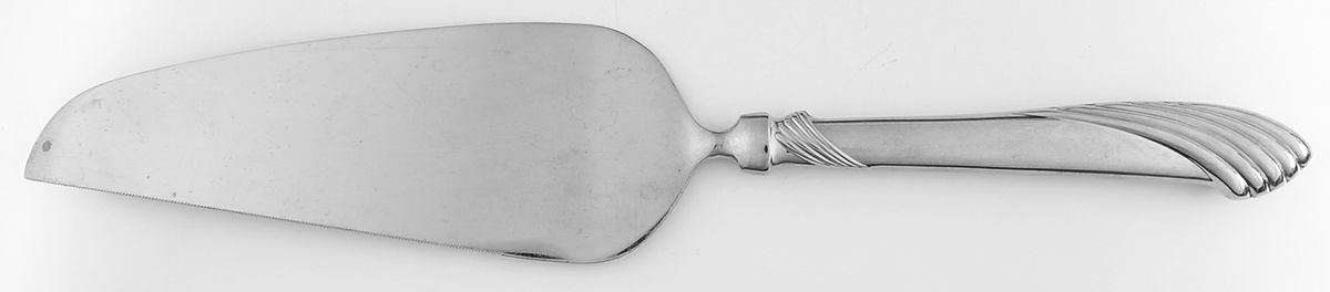 Fanfare (Stainless) Pie and Cake Server, Solid Piece by Towle Silver-1