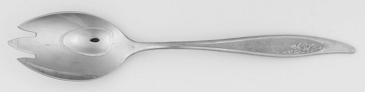 Flourish (Stainless) Pierced Tablespoon (Serving Spoon) by Towle Silver-1