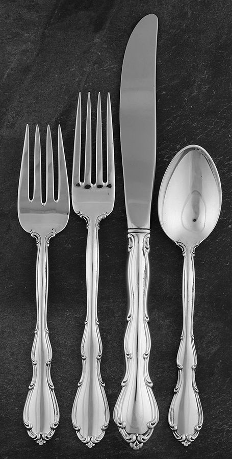 Fontana (Sterling, 1957) 4 Piece Place Size Setting by Towle Silver-1