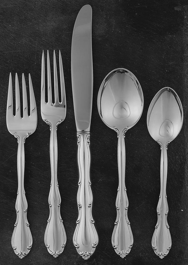 Fontana (Sterling, 1957) 5 Piece Place Size Setting by Towle Silver-1