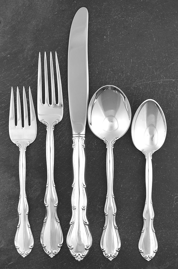 Fontana (Sterling, 1957) 5 Piece Dinner Size Setting by Towle Silver-1