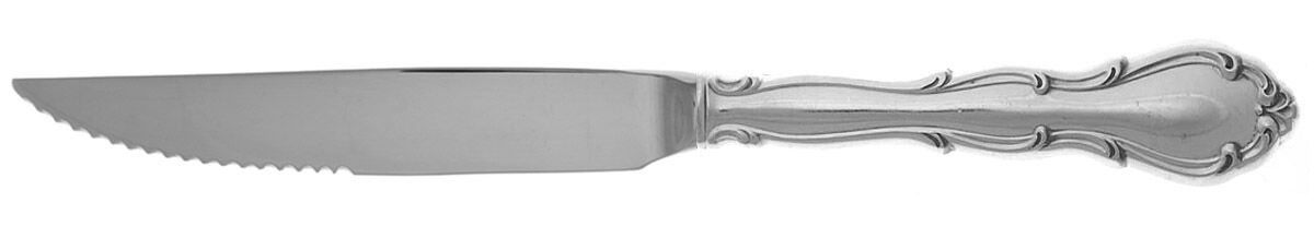 Fontana (Sterling, 1957) Steak Knife Individual Hollow, Serrate HC by Towle Silver-1