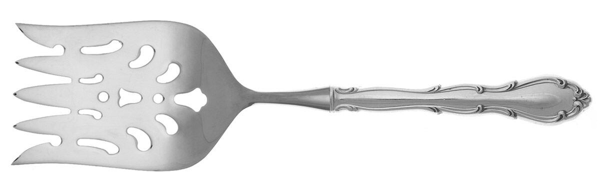 Fontana (Sterling, 1957) Fish Serving Fork with Stainless Tines HC by Towle Silver-1