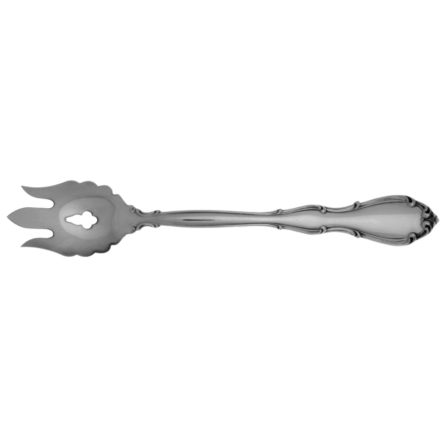Fontana (Sterling, 1957) Vegetable Serving Fork Solid  HC by Towle Silver-1