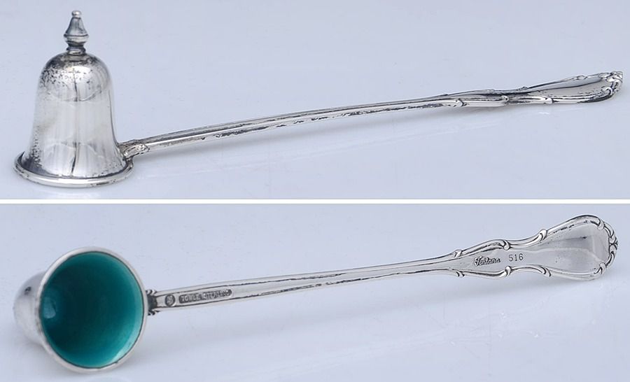 Fontana (Sterling, 1957) Candle Snuffer with Sterling Implement by Towle Silver-1
