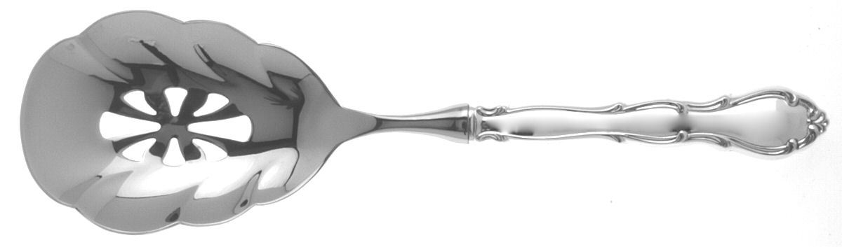 Fontana (Sterling, 1957) Pierced Serving Spoon with Stainless Bowl by Towle Silver-1