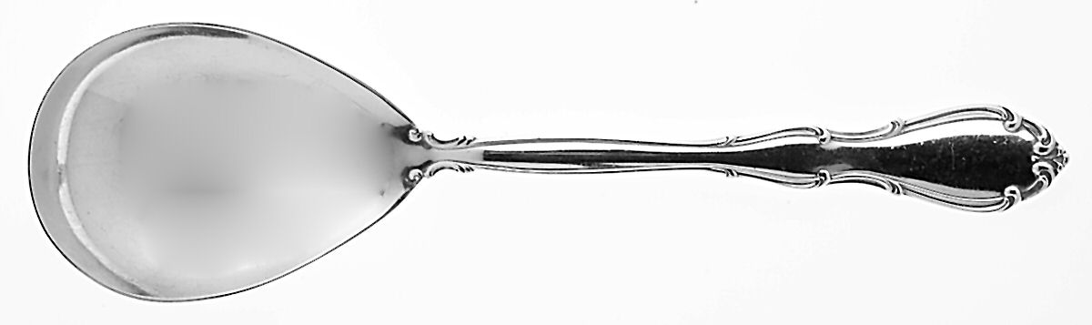 Fontana (Sterling, 1957) Solid Smooth Casserole Spoon by Towle Silver-1